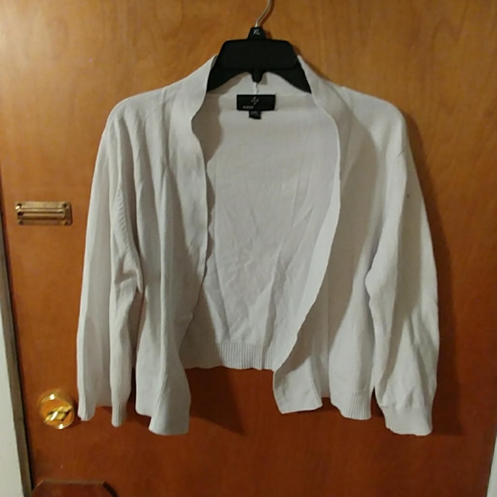 White cardigan, size XXL